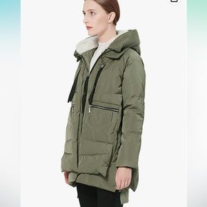 Orolay jacket - trendy and stylish . green size medium